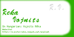reka vojnits business card